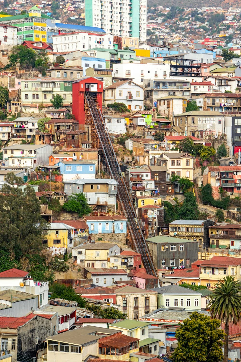 Valparaíso, Chile, hills
